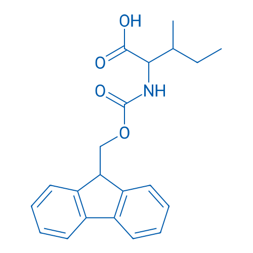 2-((((9H-Fluoren-9-yl)methoxy)carbonyl)amino)-3-methylpentanoic acid 250mg