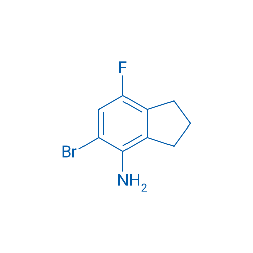 5-Bromo-7-fluoro-2,3-dihydro-1H-inden-4-amine 100mg