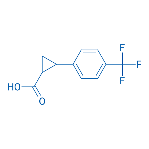 2-(4-(Trifluoromethyl)phenyl)cyclopropane-1-carboxylic acid 50mg