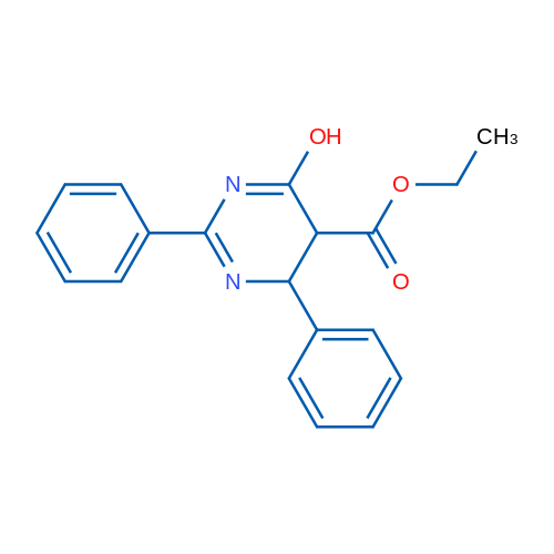 Ethyl 6-hydroxy-2,4-diphenyl-4,5-dihydropyrimidine-5-carboxylate 1g