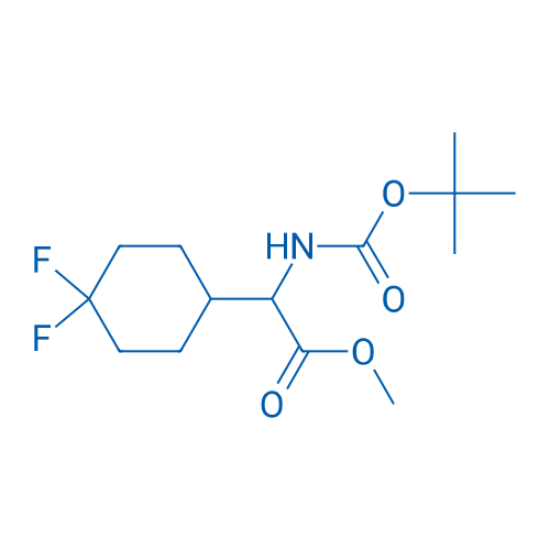 Methyl 2-((tert-butoxycarbonyl)amino)-2-(4,4-difluorocyclohexyl)acetate 250mg