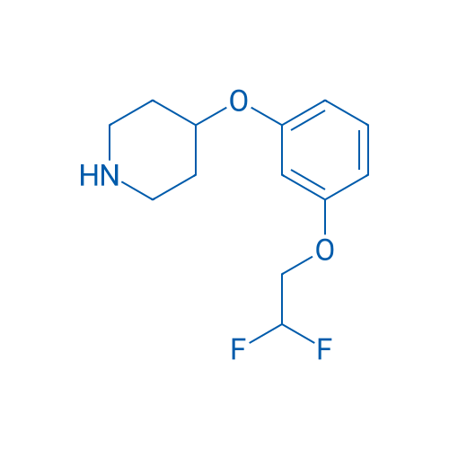 4-(3-(2,2-Difluoroethoxy)phenoxy)piperidine 1g