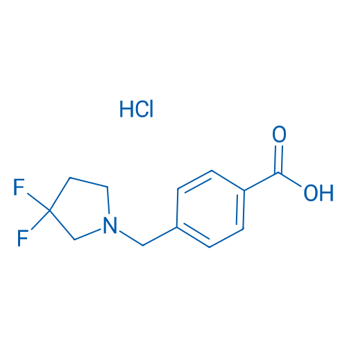 4-((3,3-Difluoropyrrolidin-1-yl)methyl)benzoic acid hydrochloride 1g