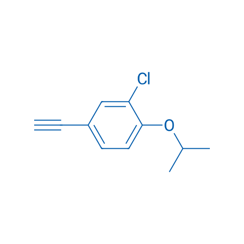 2-Chloro-4-ethynyl-1-isopropoxybenzene 250mg