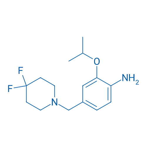 4-((4,4-Difluoropiperidin-1-yl)methyl)-2-isopropoxyaniline 1g
