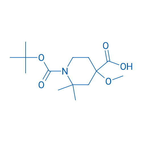1-(tert-Butoxycarbonyl)-4-methoxy-2,2-dimethylpiperidine-4-carboxylic acid 100mg