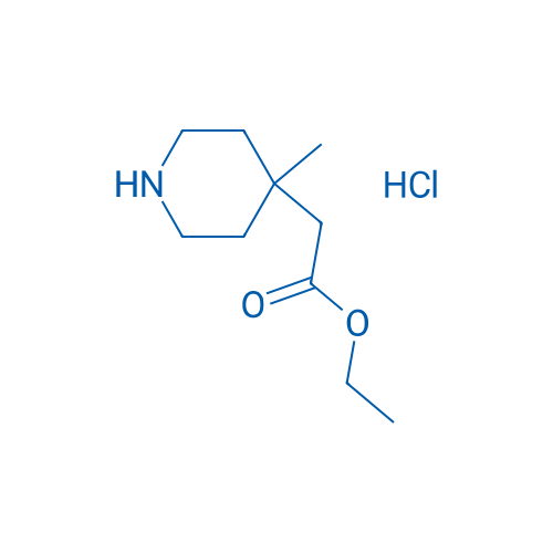 Ethyl 2-(4-methylpiperidin-4-yl)acetate hydrochloride 1g