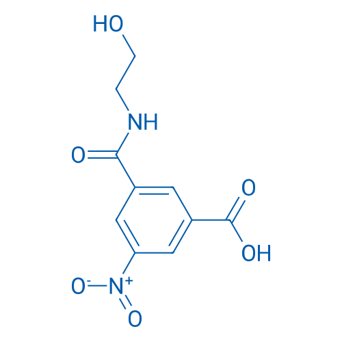3-((2-Hydroxyethyl)carbamoyl)-5-nitrobenzoic acid 1g