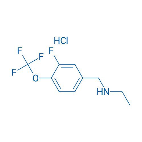 N-(3-Fluoro-4-(trifluoromethoxy)benzyl)ethanamine hydrochloride 1g