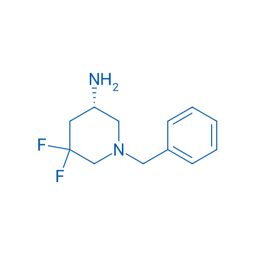 (S)-1-Benzyl-5,5-difluoropiperidin-3-amine 100mg