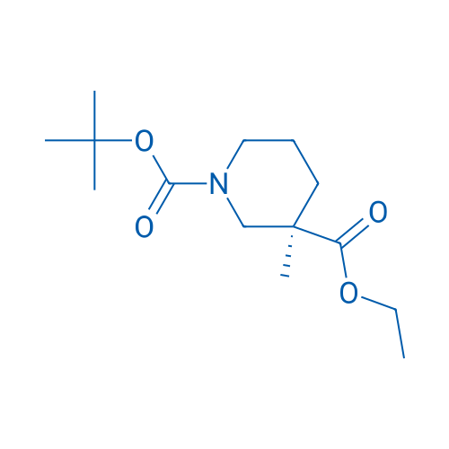 1-(tert-Butyl) 3-ethyl (R)-3-methylpiperidine-1,3-dicarboxylate 250mg