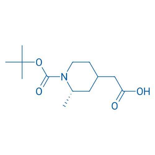 2-((2S)-1-(tert-Butoxycarbonyl)-2-methylpiperidin-4-yl)acetic acid 5g