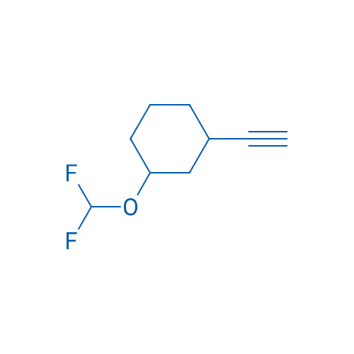 1-(Difluoromethoxy)-3-ethynylcyclohexane 100mg