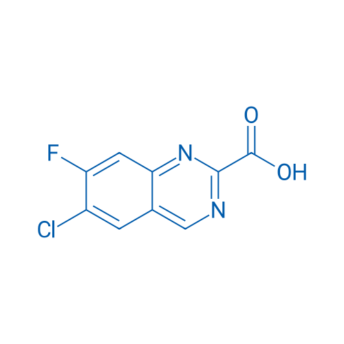 6-Chloro-7-fluoro-quinazoline-2-carboxylic acid 1g