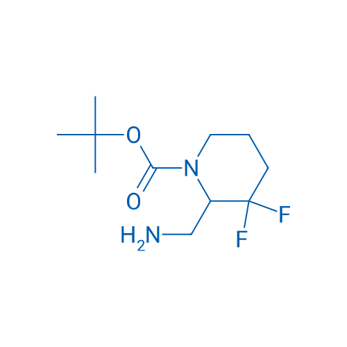 tert-Butyl 2-(aminomethyl)-3,3-difluoropiperidine-1-carboxylate 100mg