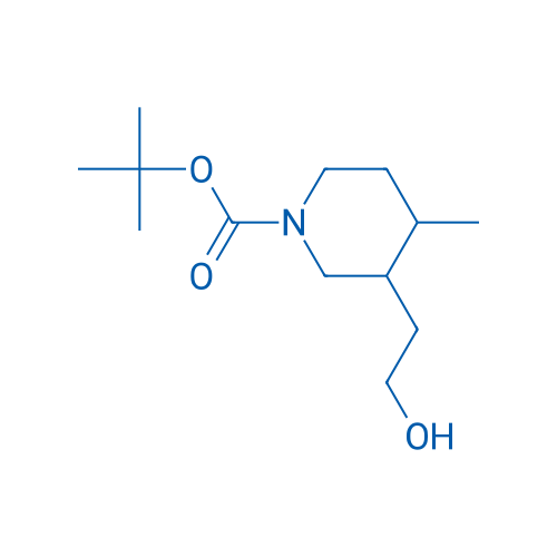 tert-Butyl 3-(2-hydroxyethyl)-4-methylpiperidine-1-carboxylate 100mg