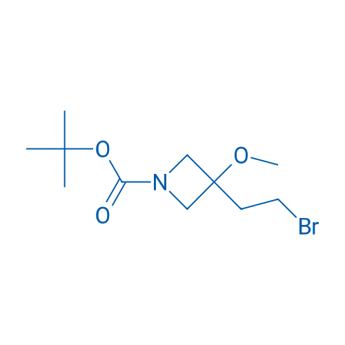 tert-Butyl 3-(2-bromoethyl)-3-methoxy-azetidine-1-carboxylate 100mg
