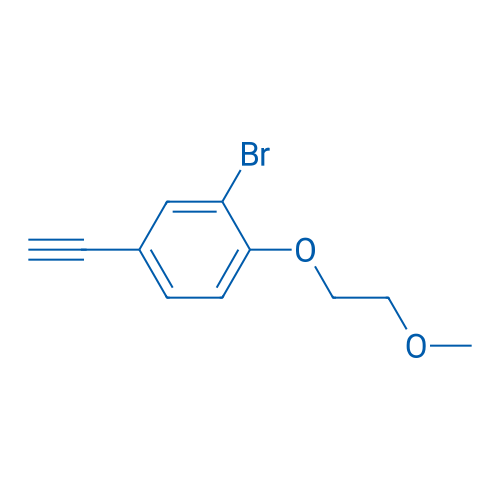 2-Bromo-4-ethynyl-1-(2-methoxyethoxy)benzene 1g