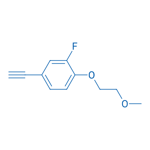 4-Ethynyl-2-fluoro-1-(2-methoxyethoxy)benzene 1g