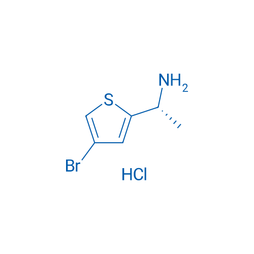 (R)-1-(4-Bromothiophen-2-yl)ethan-1-amine hydrochloride 250mg