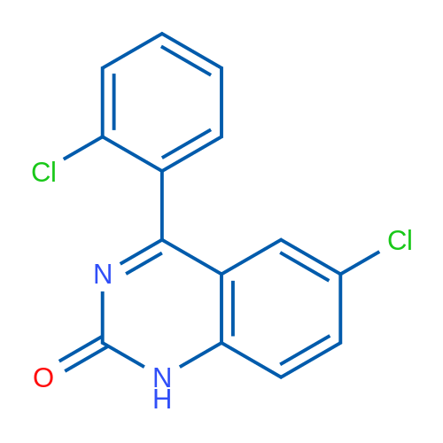 6-Chloro-4-(2-chlorophenyl)-2(1H)-quinazolinone 10mg