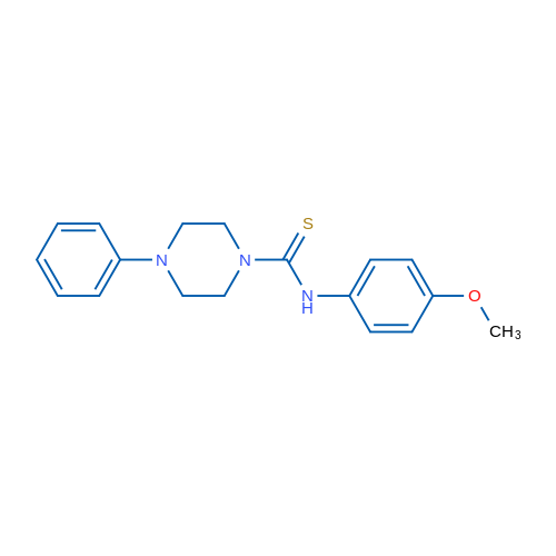 N-(4-Methoxyphenyl)-4-phenylpiperazine-1-carbothioamide 1g