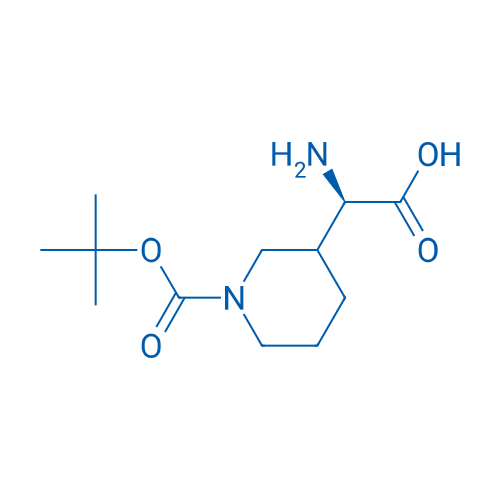 (2R)-2-Amino-2-(1-(tert-butoxycarbonyl)piperidin-3-yl)acetic acid 1g