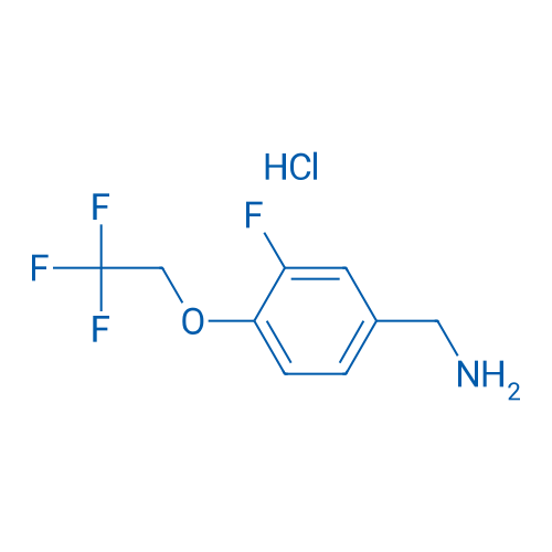 (3-Fluoro-4-(2,2,2-trifluoroethoxy)phenyl)methanamine hydrochloride 1g