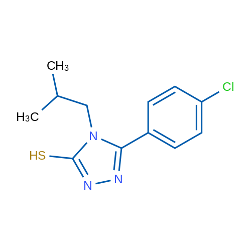 5-(4-Chlorophenyl)-4-(2-methylpropyl)-4H-1,2,4-triazole-3-thiol 1g