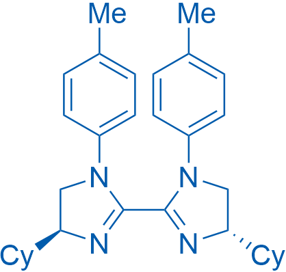 (4S,4'S)-4,4'-Dicyclohexyl-1,1'-di-p-tolyl-4,4',5,5'-tetrahydro-1H,1'H-2,2'-biimidazole 50mg