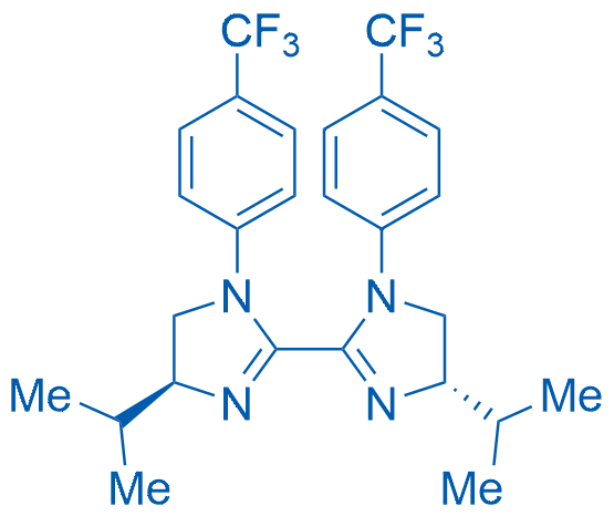 (4S,4'S)-4,4'-Diisopropyl-1,1'-bis(4-(trifluoromethyl)phenyl)-4,4',5,5'-tetrahydro-1H,1'H-2,2'-biimidazole 1g