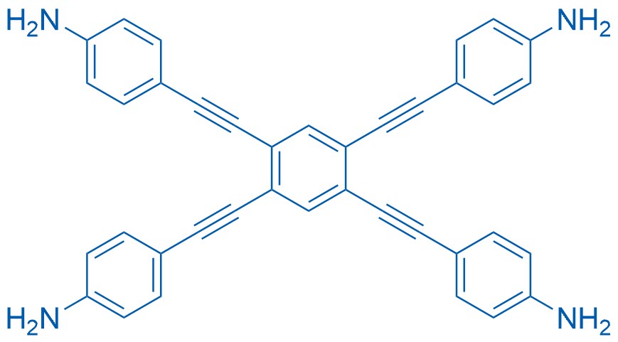 4,4',4'',4'''-(Benzene-1,2,4,5-tetrayltetrakis(ethyne-2,1-diyl))tetraaniline 250mg