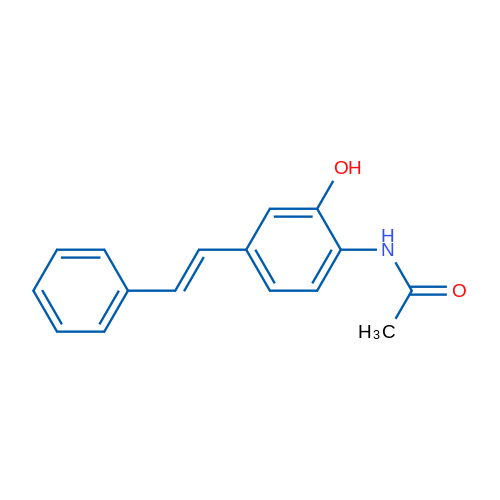 (E)-N-(2-hydroxy-4-styrylphenyl)acetamide 1g