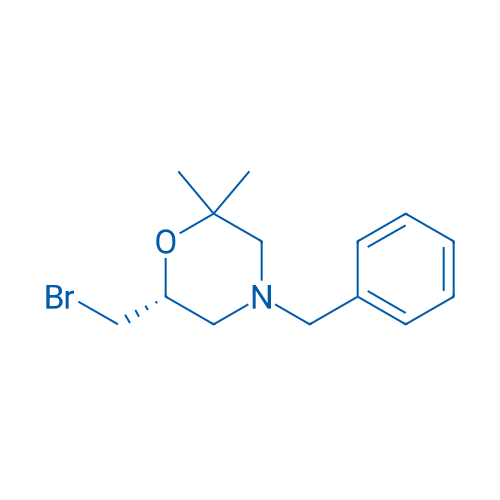 (R)-4-Benzyl-6-(bromomethyl)-2,2-dimethylmorpholine 5g