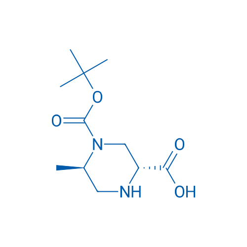 (2R,5R)-4-(tert-Butoxycarbonyl)-5-methylpiperazine-2-carboxylic acid 250mg