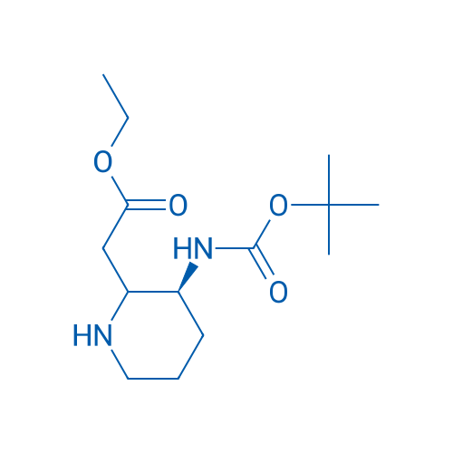 Ethyl 2-((3S)-3-((tert-butoxycarbonyl)amino)piperidin-2-yl)acetate 1g