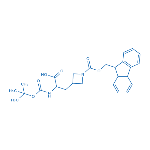 3-(1-(((9H-Fluoren-9-yl)methoxy)carbonyl)azetidin-3-yl)-2-((tert-butoxycarbonyl)amino)propanoic acid 100mg