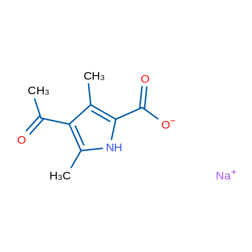 Sodium 4-acetyl-3,5-dimethyl-1H-pyrrole-2-carboxylate 1g