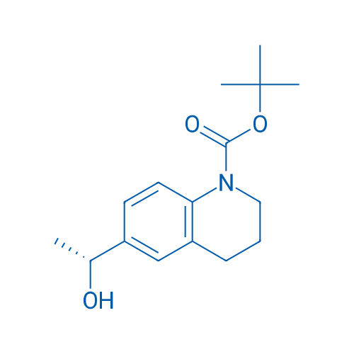 tert-Butyl (R)-6-(1-hydroxyethyl)-3,4-dihydroquinoline-1(2H)-carboxylate 100mg