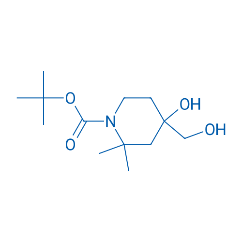 tert-Butyl 4-hydroxy-4-(hydroxymethyl)-2,2-dimethylpiperidine-1-carboxylate 250mg