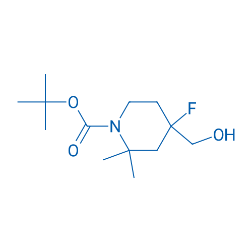 tert-Butyl 4-fluoro-4-(hydroxymethyl)-2,2-dimethylpiperidine-1-carboxylate 1g