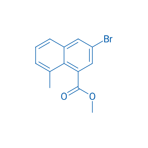 Methyl 3-bromo-8-methyl-1-naphthoate 250mg