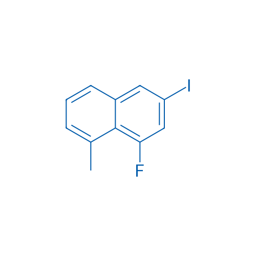 1-Fluoro-3-iodo-8-methylnaphthalene 250mg