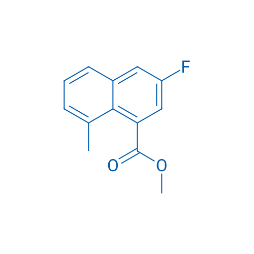 Methyl 3-fluoro-8-methyl-1-naphthoate 100mg