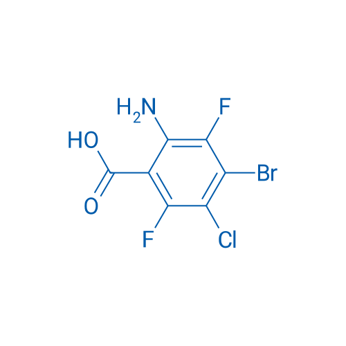 2-Amino-4-bromo-5-chloro-3,6-difluorobenzoic acid 100mg