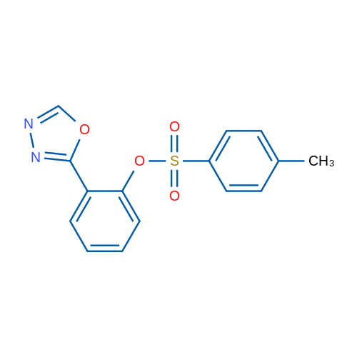 2-(1,3,4-Oxadiazol-2-yl)phenyl 4-methylbenzene-1-sulfonate 50mg