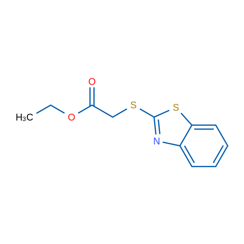 Ethyl 2-(1,3-benzothiazol-2-ylsulfanyl)acetate 1g