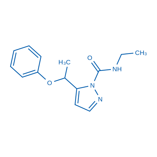 N-Ethyl-5-(1-phenoxyethyl)-1H-pyrazole-1-carboxamide 10mg