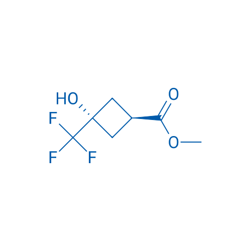 rel-Methyl (1r,3r)-3-hydroxy-3-(trifluoromethyl)cyclobutane-1-carboxylate 100mg