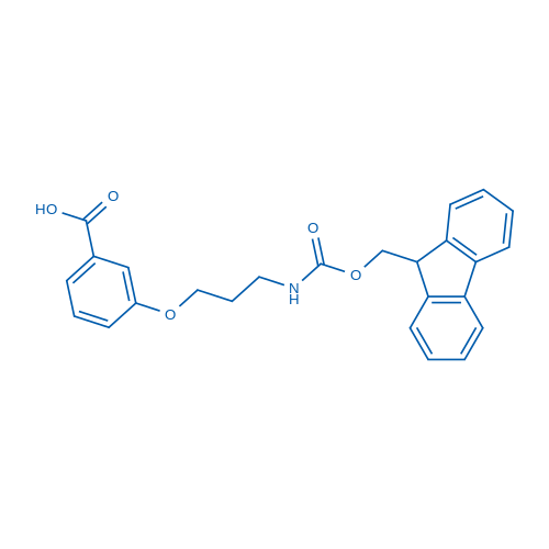 3-(3-((((9H-Fluoren-9-yl)methoxy)carbonyl)amino)propoxy)benzoic acid 250mg